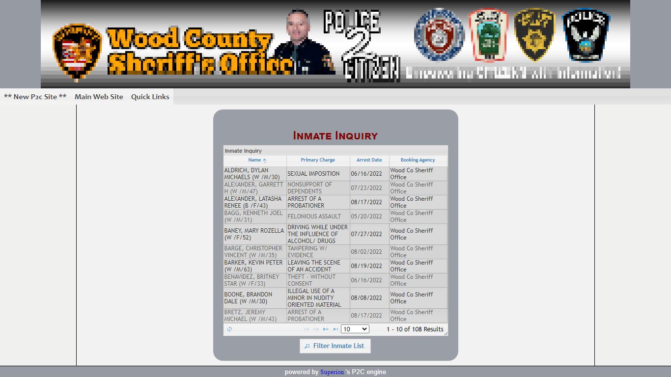 Wood County Sheriff's Office P2C